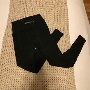 Small Alphalete OG Revival Black Leggings